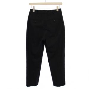 MARGARET HOWELL スラックスパンツ ジップフライ ウール 1 黒 578-9243002 /BM