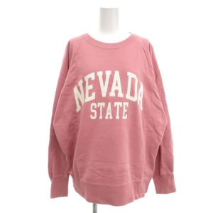 23SS NEVADAロゴスウェット トレーナー 長袖 F ピンク 23070462800310 /NU