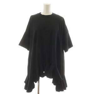 23SS RANDOM-FLARE T-SHIRT ランダムフレアTシャツ カットソー 半袖 38 黒