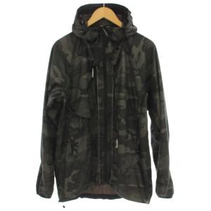 マウンテンパーカー ナイロン ジャケット 迷彩 4 グレー 黒 574-0221010 /G