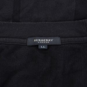 BURBERRY LONDON カーディガン Vネック 長袖 チェック柄 LL 紺 ネイビー A1P94-111-28 /YT