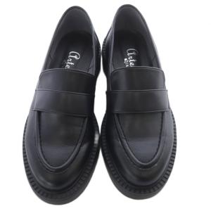 DIANA ローファー レザー 23cm 黒 ブラック /SR