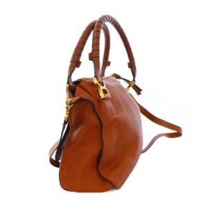 Chloe マーシー ハンドバッグ 2way ブラウン 031163