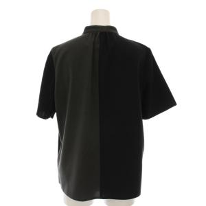 UNITED TOKYO UNITEDTOKYO ランダムタイプリーツブラウス シャツ 半袖 F 黒 グレー 141100028 /YM