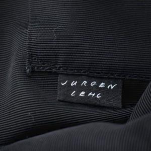 JURGEN LEHL トートバッグ レザー 黒 ブラック /G