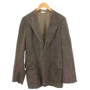 テーラードジャケット 千鳥格子 46 グレー
