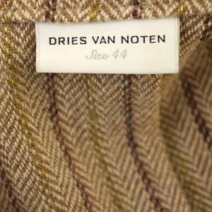 DRIES VAN NOTEN ツイード テーラードジャケット 44 ベージュ 1122-343-2553