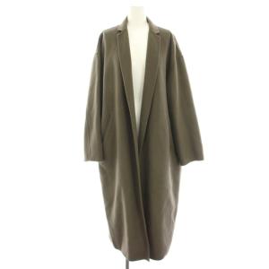 ハミルトンテーラードコート ロング ウール 38 カーキ 20020922900130 /HN