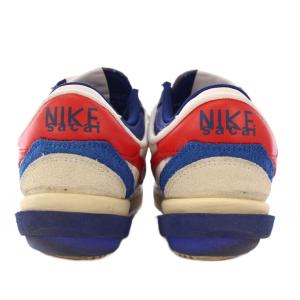 NIKE sacai ZOOM CORTEZ WHITE AND UNIVERSITY RED