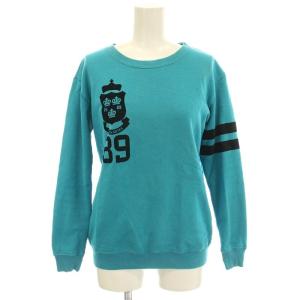 ゴルフウェア スウェット トレーナー 長袖 0 青 ブルー /G