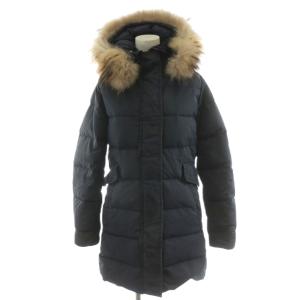 GRENOBLE ダウンコート 36 ネイビー W17P2