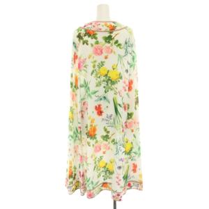 TADASHI SHOJI ケープ ガウン カーディガン 花柄 One 白 ホワイト ピンク 緑 グリーン AVZ17127MJ /YT