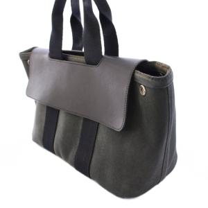 HERMES ヴァルパライソPM トートバッグ ブラック グレー