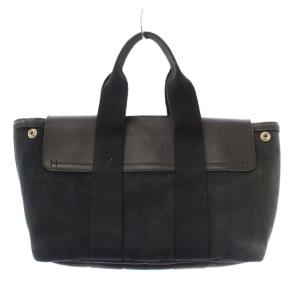 HERMES ヴァルパライソPM トートバッグ ブラック グレー