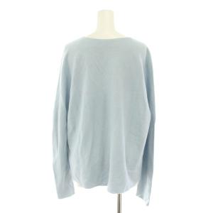 HUGO BOSS ニット セーター Vネック 長袖 カシミヤ混 M 水色 ライトブルー /YT