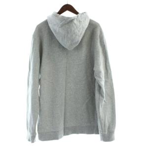 BURTON プルオーバーパーカー フロントポケット 裏起毛 ロゴプリント L グレー  20379PT860804