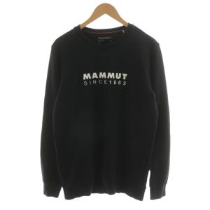 コア ML クルーネック スウェット トレーナー ロゴ プリント L 黒 ブラック 1014-040400