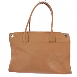 TOD'S トートバッグ レザー ベージュ /BM