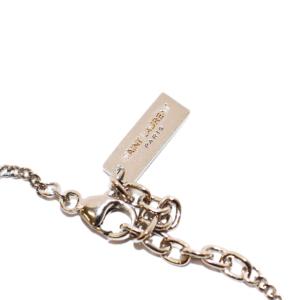 SAINT LAURENT PARIS ブレスレット YSL立体ロゴ シルバーカラー 670469 /KH