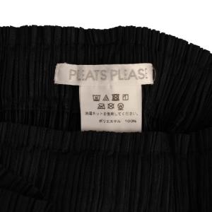PLEATS PLEASE ISSEY MIYAKE ISSEY MIYAKE ワイドパンツ 5 ブラック PP03-JF424