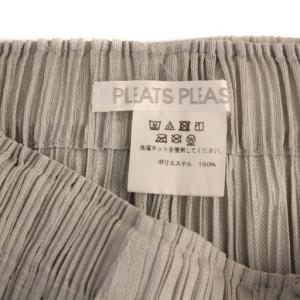 PLEATS PLEASE ISSEY MIYAKE ISSEY MIYAKE ワイドパンツ 4 グレー PP73-JF434
