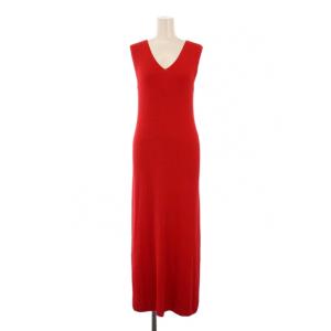 132 5. FLAT RIB KNIT ワンピース 2 レッド IL51KH712