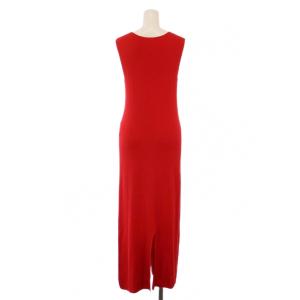 ISSEY MIYAKE 132 5. FLAT RIB KNIT ワンピース 2 レッド IL51KH712