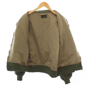 STAMMBAUM L-2B Short ブルゾン ジャケット MA-1 ジップアップ アウター M カーキ 1903-14-BSP-LAP01-A