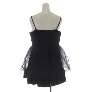 Diagram GRACE CONTINENTAL 25SS タフタチュールキャミ キャミソール 36 黒 0325241304 /TK