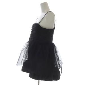 Diagram GRACE CONTINENTAL 25SS タフタチュールキャミ キャミソール 36 黒 0325241304 /TK