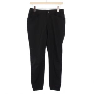 SERRES PANT セレスパンツ スラックス ジップフライ ストレッチ ロゴ 4 黒 ブラック /BB