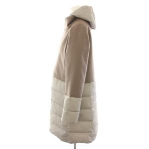 HERNO DIAGONAL WOOL AND NUAGE PARKA