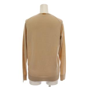 MUSE de Deuxieme Classe クルーネック カーディガン ニット ウール 長袖 36 ベージュ 20080500402030 /YM