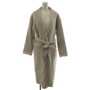 コート ロング丈 ウール アウター 36 ベージュ 21020220504030 /AN29