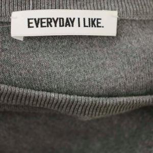 EVERYDAY I LIKE ニットカーディガン コットン 長袖 F グレー 20-080-500-8290 /G