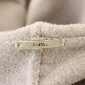 SNIDEL 23SS フードリバーショートコート ベルテッドコート F グレージュ SWFC231036 /G
