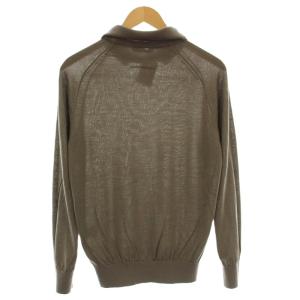 SLOANE 襟付き ニット 長袖 ウール 3 チャコールグレー SL6W-172 /G