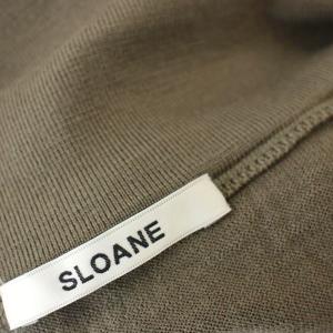 SLOANE 襟付き ニット 長袖 ウール 3 チャコールグレー SL6W-172 /G