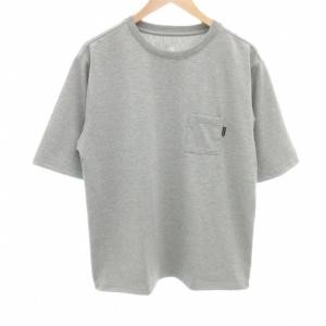 S/S AIRY POCKET TEE Tシャツ カットソー 半袖 グレー ポケット付き NT31865