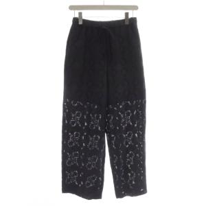 25SS コットンナイロン レースパンツ イージーパンツ S グレー 16141056549 /TK