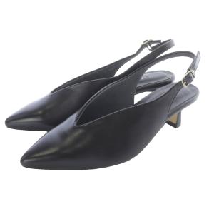 パンプス ストラップ 22.5cm 黒 ブラック /SR