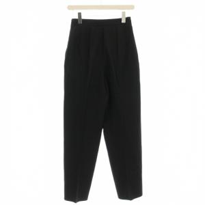 ウール テーパードパンツ スラックス 32 黒 ブラック IA0518 /G