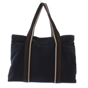 HERMES トロカホリゾンタルMM トートバッグ ブラック