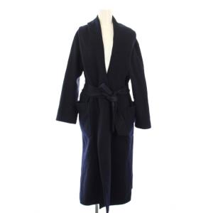 ガウンコート ロング ウール アウター 2 ネイビー 202120-17-220-65-020 /TK
