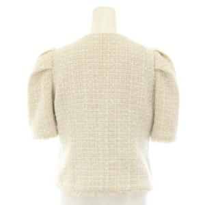 CELFORD 22AW スーツ セットアップ 上下 ファンシーツイード半袖ジャケット ショートパンツ フリンジ ラメ