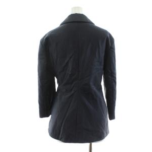 JIL SANDER テーラードジャケット リネン混 34 ネイビー JSWU405217WU39160021