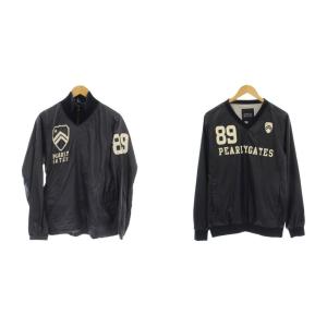 ゴルフウェア ナイロンジャケット セット Vネック 長袖 4 ネイビー 紺 053-221103 /G