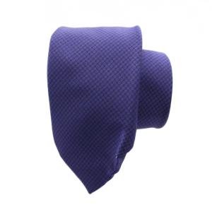 ネクタイ 総柄 シルク 紺 ネイビー 紫 /YM