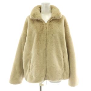 BARBRA ボアブルゾン エコファー 2 ベージュ LTA22A4903-L