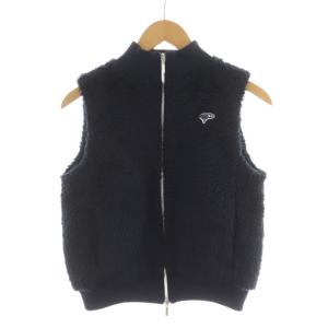 ボアベスト フリース M 紺 ネイビー フルジップ 83-06-0027-690 /RR